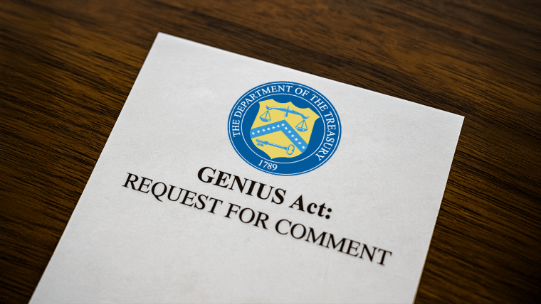 GENIUS法案促使财政部征求关于反洗钱技术的反馈。